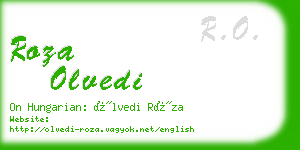 roza olvedi business card